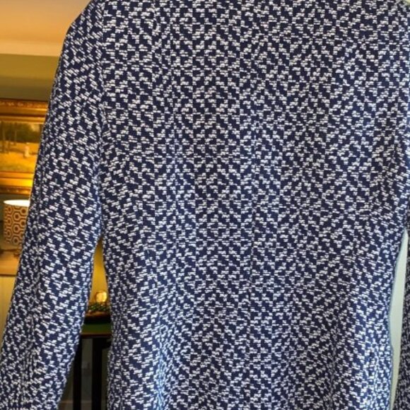 Tweed Long Blazer Coat - Picture 5 of 6